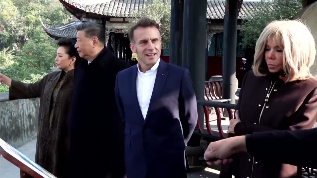 Xi, Macron visit ancient dam in rare trip outside Beijing | REUTERS