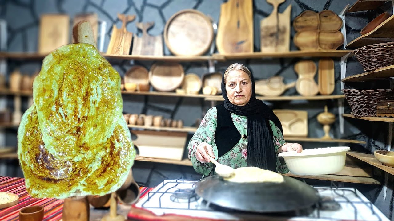 Crispy Mountain Bread ✨ | A Unique Kurdish Village Recipe Fresh from the Hearth