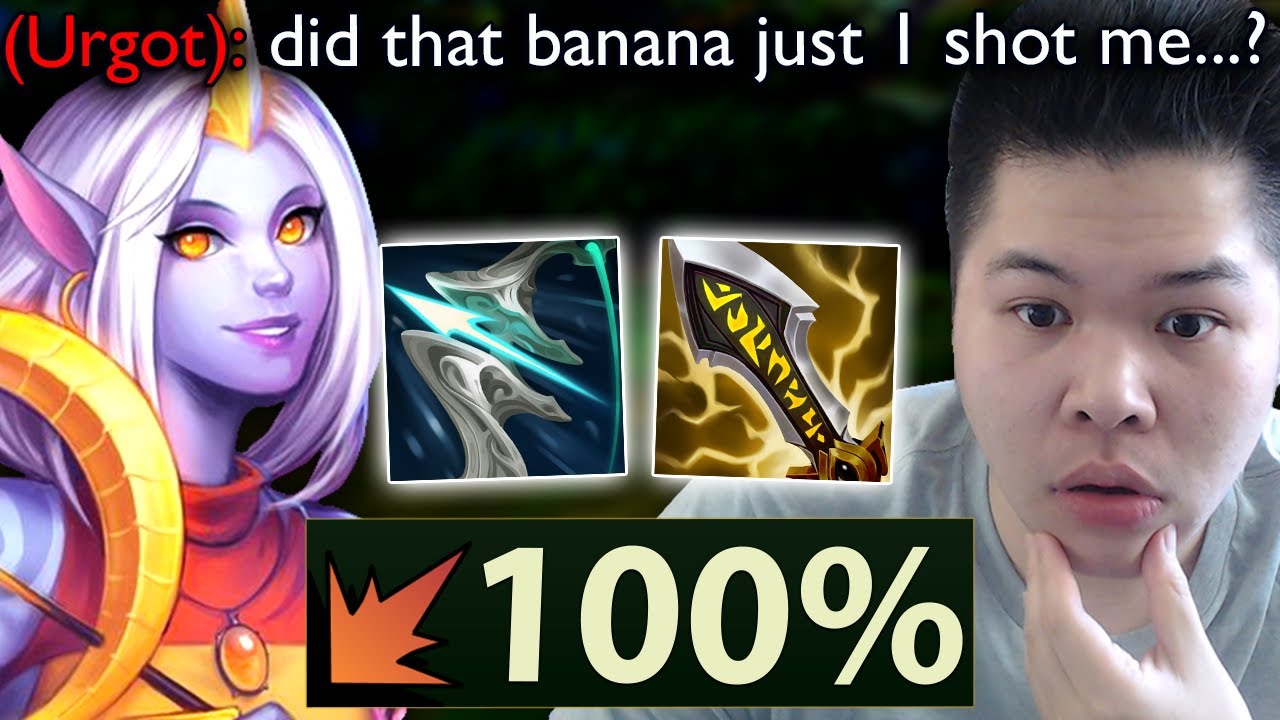 I embarassed this Urgot with my Full Crit Soraka Top Lane (He lost his mind) - League of Legends