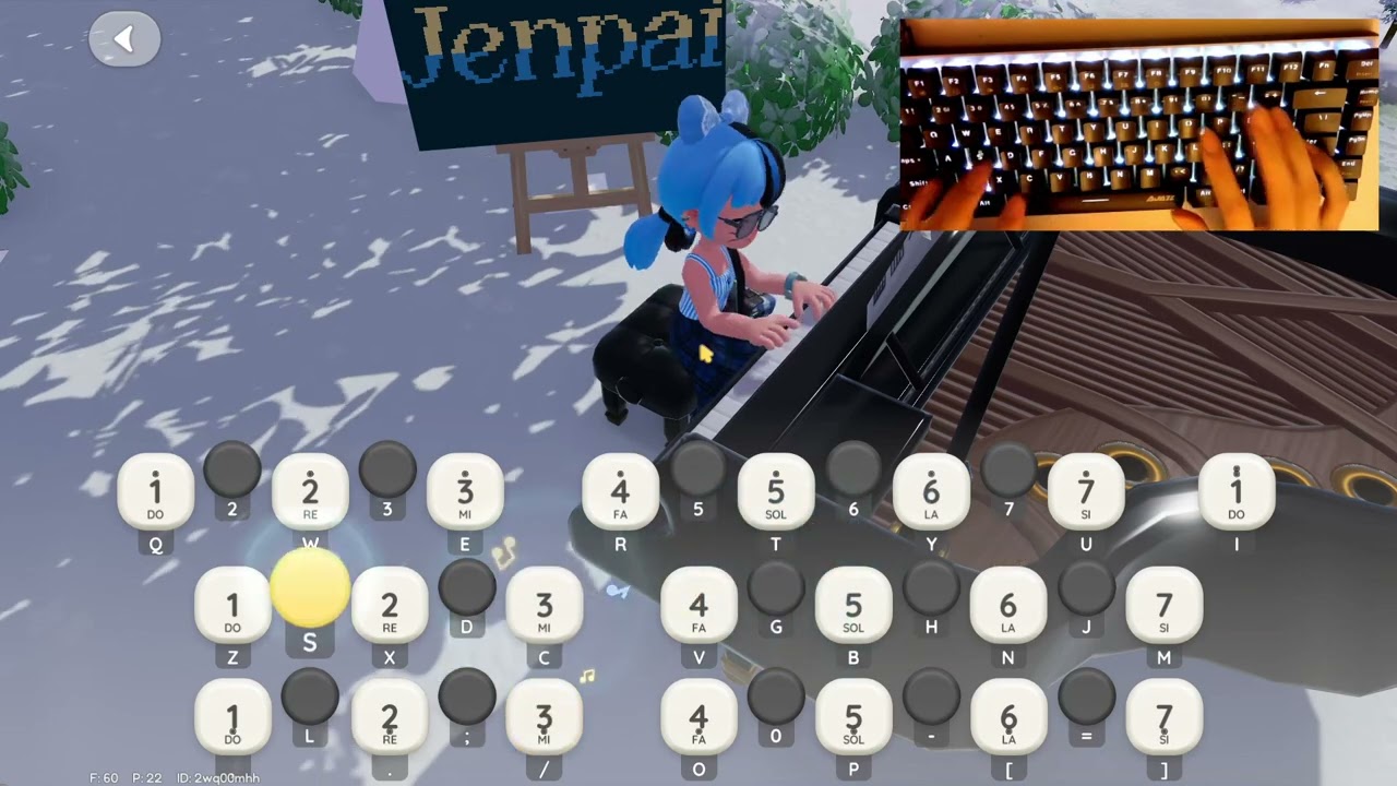 blue (yung kai) ✦ Heartopia Piano