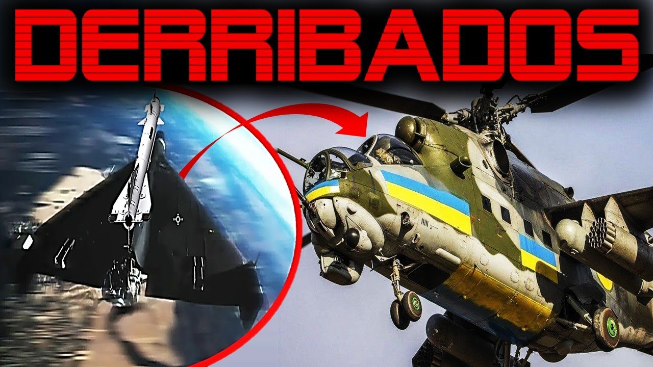 🔴 DRON RUSO DERRIBA CON MISILES UN HELICOPTERO MI-24 UCRANIANO 🔴
