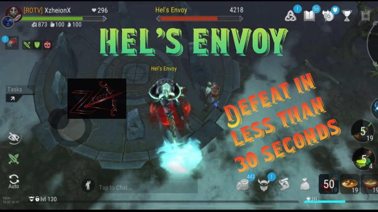 Frostborn Defeat Hel's Envoy in Less than 30 seconds