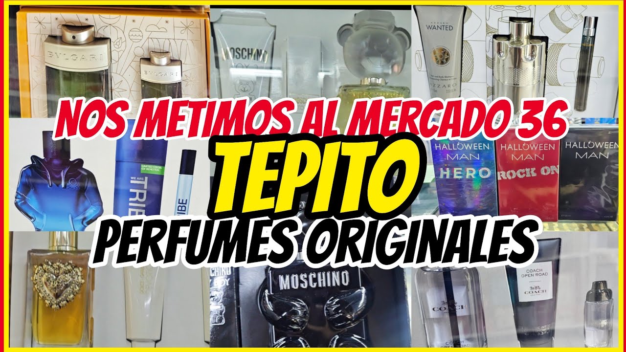 😱Desde $360 la &uacute;nica tienda con PERFUMES ORIGINALES en el Mercado de Tepito PROMOCIONES ESPECIALES