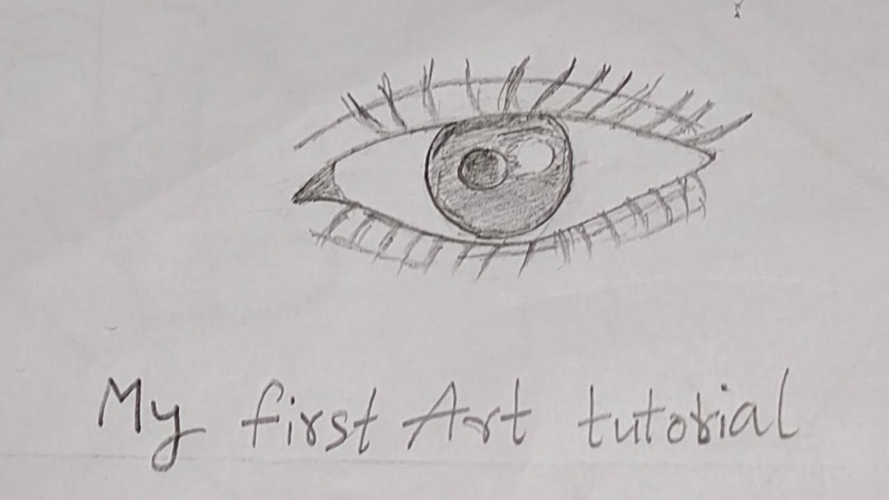How to draw an eye easily step by step #eyetutorial #drawing #lifeisbutadream #yusufdanisharts 