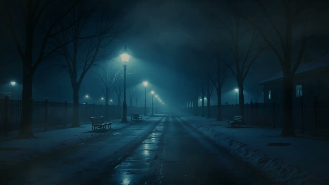 Lonely Dark Road at Midnight | Dark Ambient Music for Deep Sleep