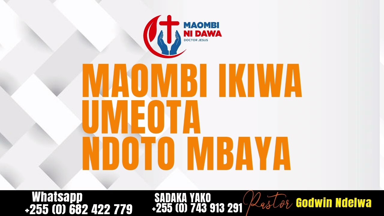 MAOMBI IKIWA UMEOTA NDOTO MBAYA SANA , OMBA HIVI KUKEMEA NDOTO MBAYA NA HOFU.