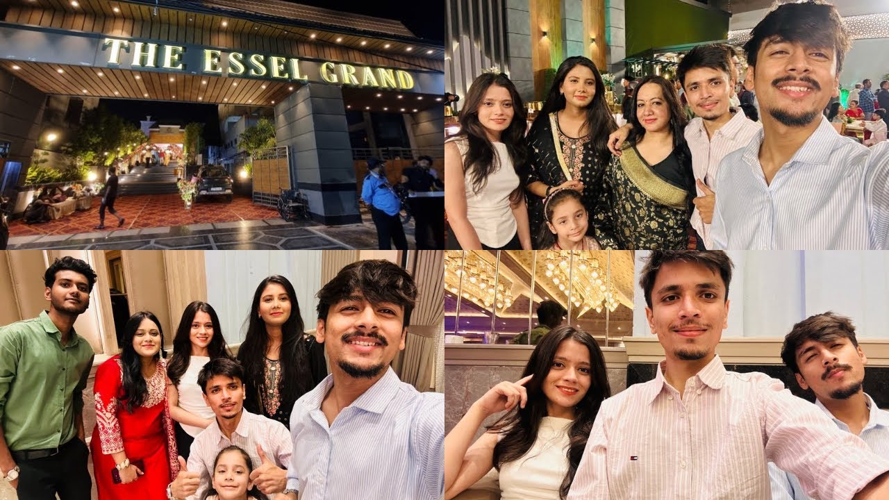 THE ESSEL GRAND shadi mai bina🤣invitation😲 #vlog #wedding #cousins #trending #youtube #viralvideo