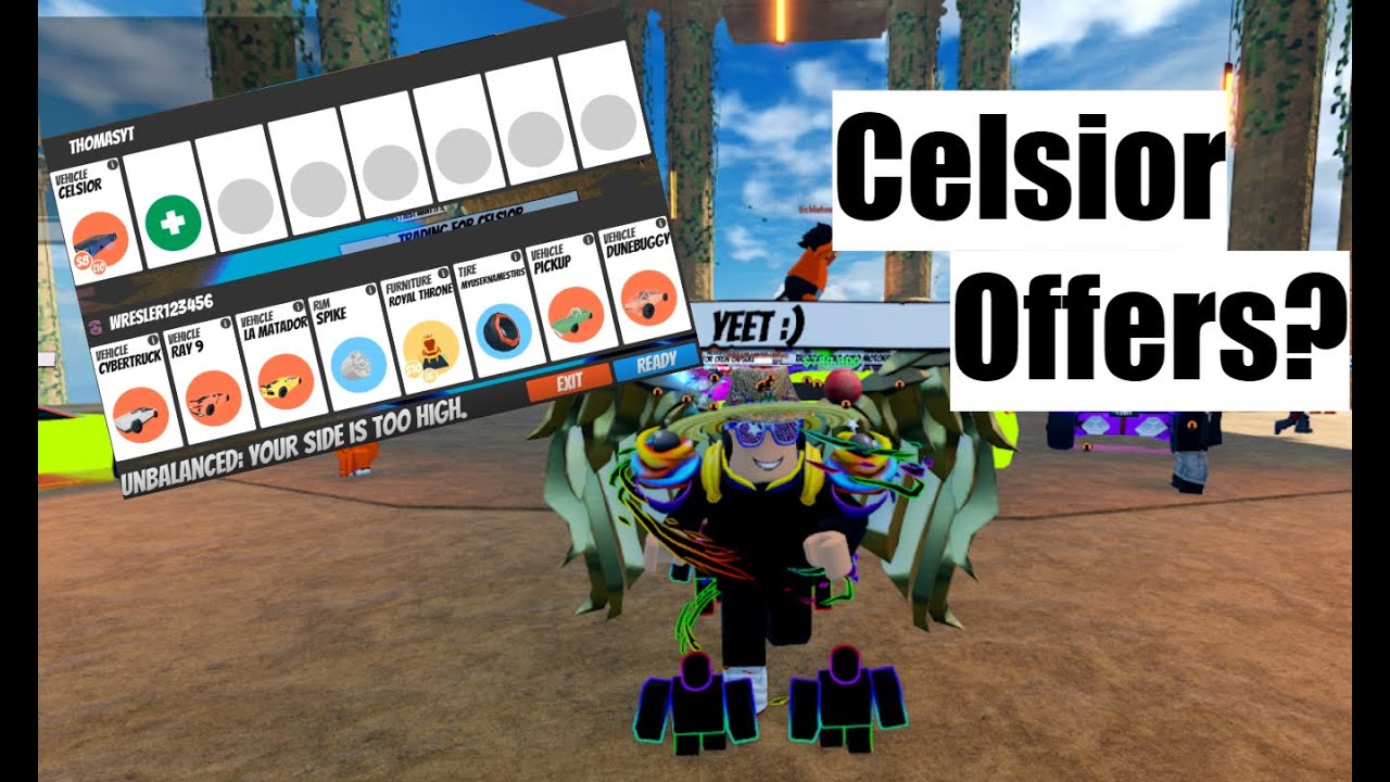 RATING People's Offers for CELSIOR (Jailbreak Trading) (Inspired by Mr. DogeYT)