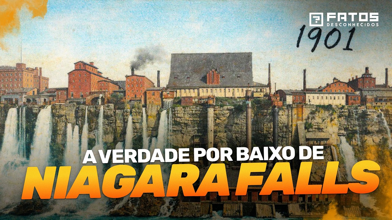 Por que as Cataratas do Niágara têm túneis abandonados enormes em seu subsolo?
