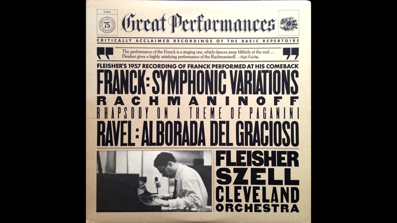 Rachmaninoff - Rhapsody on a Theme of Paganini (Fleisher / Szell)