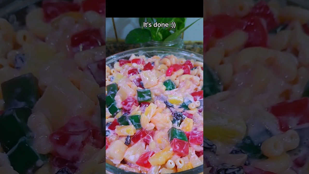Macaroni Salad Recipe🥗fruit macaroni Salad