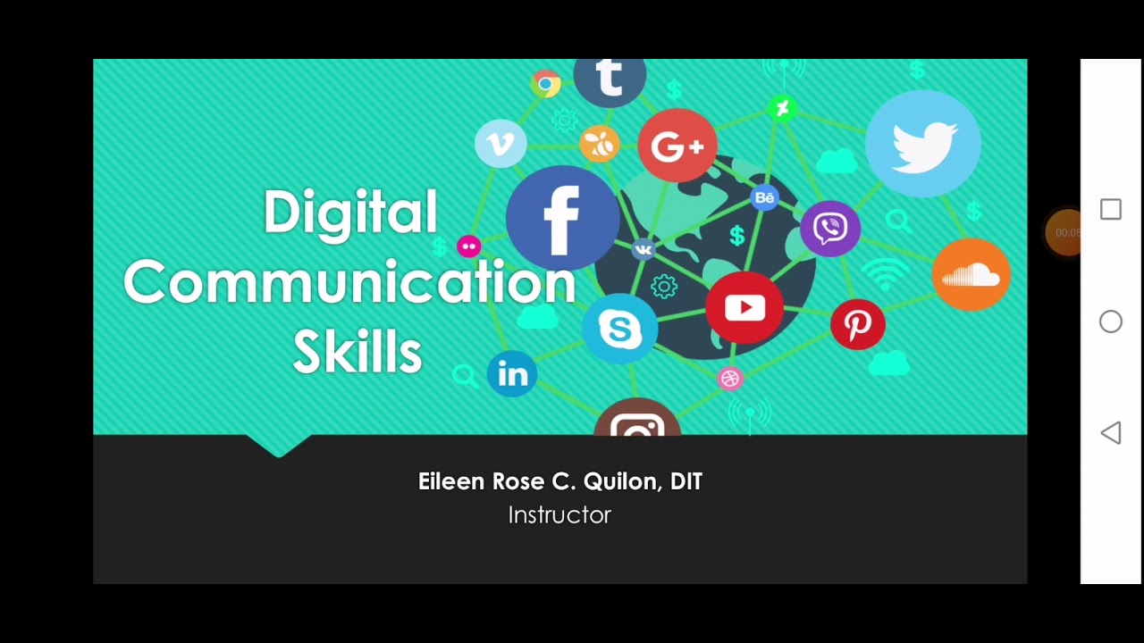 Digital Communication Skills (Part 1)