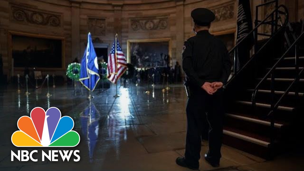 Capitol Police Officer Brian Sicknick Lies In Honor At Capitol | NBC News