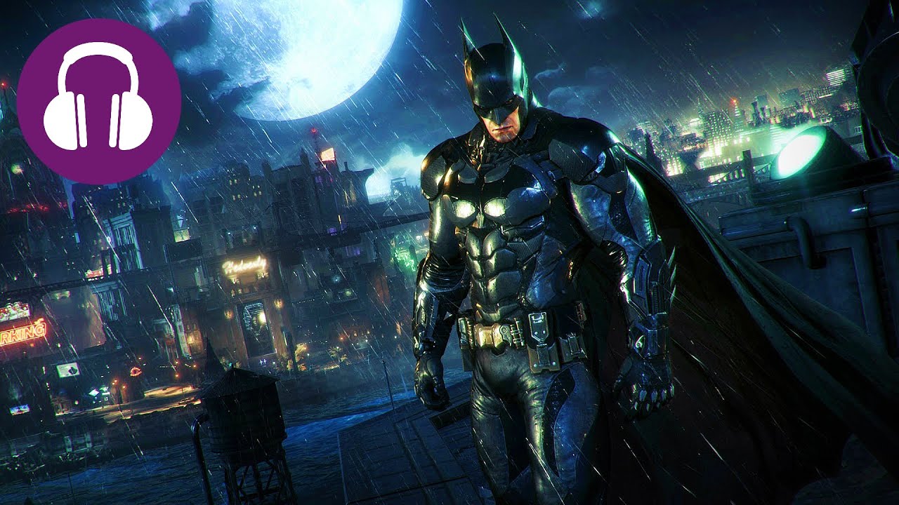 Rainy Gotham City At Night 💤 10 Hours BLACK SCREEN AMBIENCE | Study & Deep Sleep Sounds