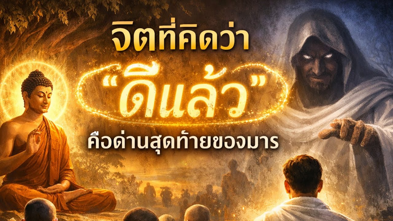 จิตที่คิดว่า “ดีแล้ว” คือด่านสุดท้ายของมาร | ติดดีทีเดียว…พ้นทุกข์ไม่ได้
