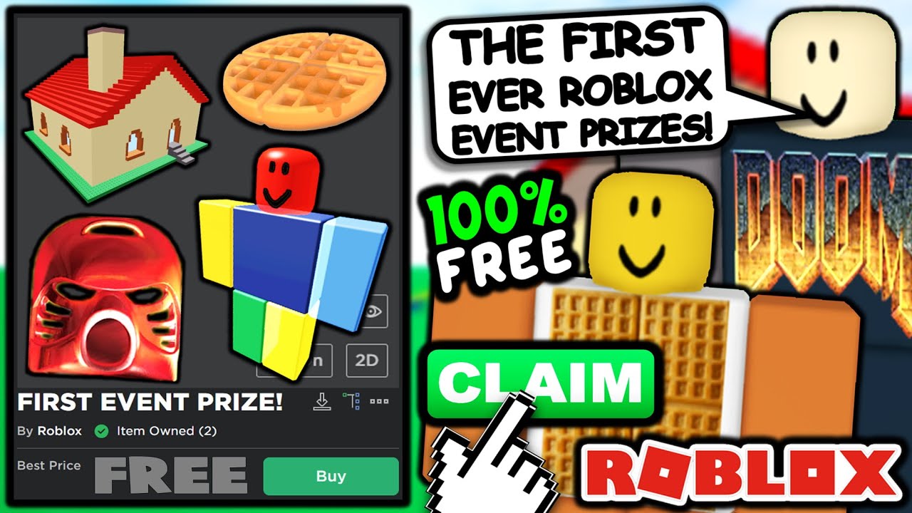 The FIRST EVER Roblox EVENT Had VERY WEIRD PRIZES!