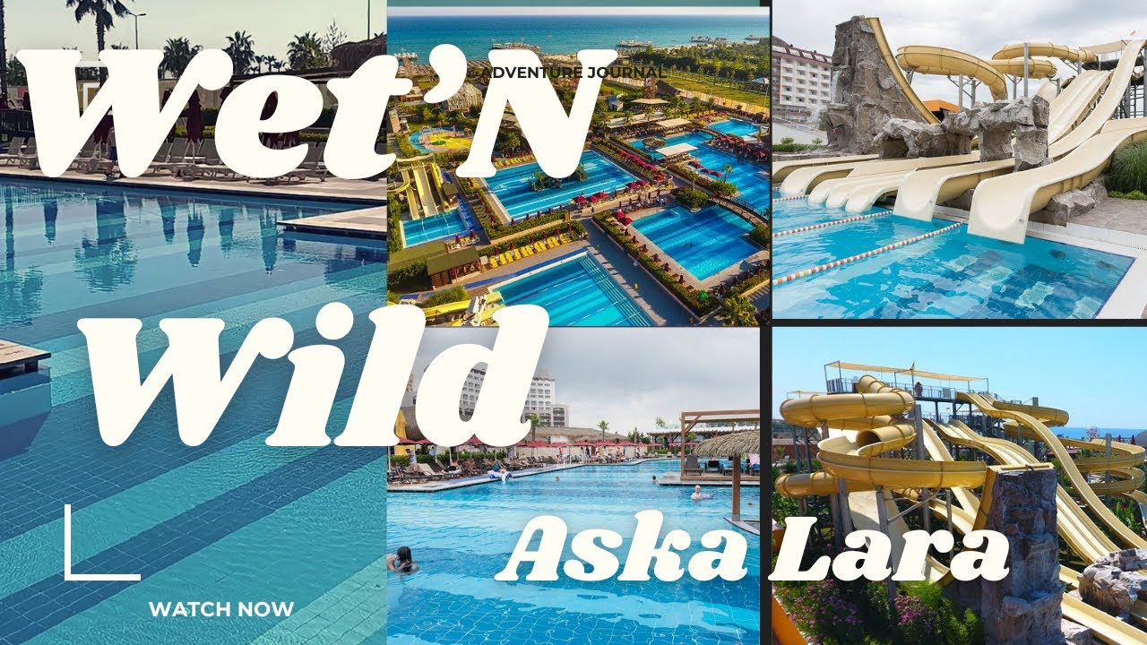 Wet'N Wild Water park at the Aska Lara Resort Lara Beach Turkey