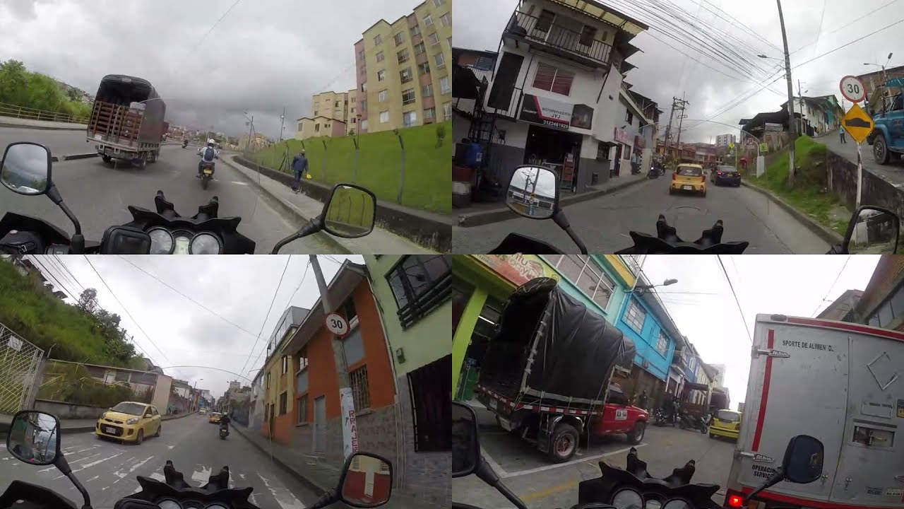 Recorrido en moto por Manizales, desde el Sector la fuente hasta el centro. #Manizales #Caldas