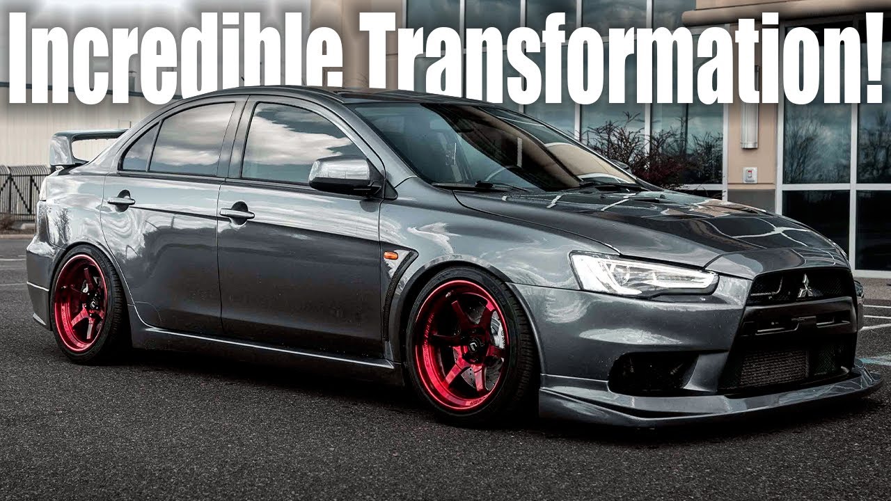 Сборка Mitsubishi Lancer Evo X 2008 года за 12 минут!