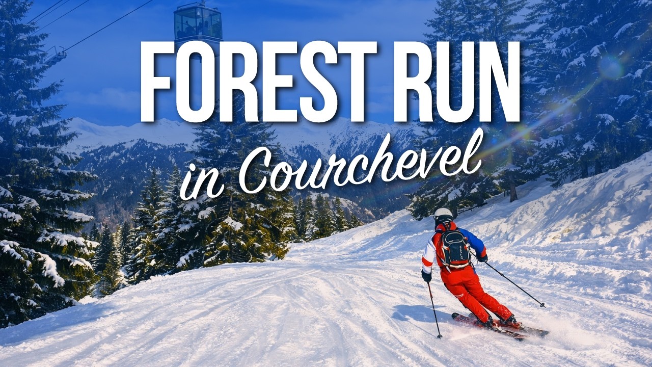 Long Forest Ski Run | Courchevel to La Tania (Les 3 Vallées)