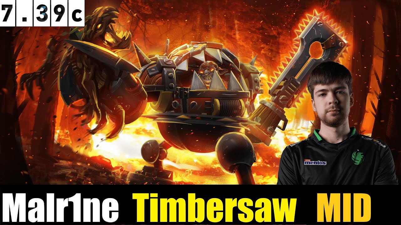 🤯 Malr1ne [Timbersaw] MID 7.39C - DOTA 2 HIGHEST MMR MATCH#dota2  #dota2gameplay