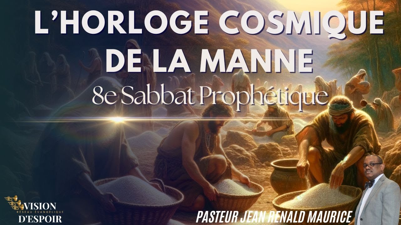 L'Horloge Cosmique de la Manne: 8eme Sabbat Prophetique | Samedi 25 Mai 2024 | Vision D'Espoir TV