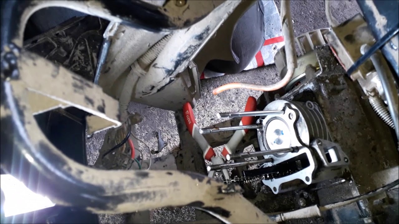 Skuter 4t wymiana tłoka