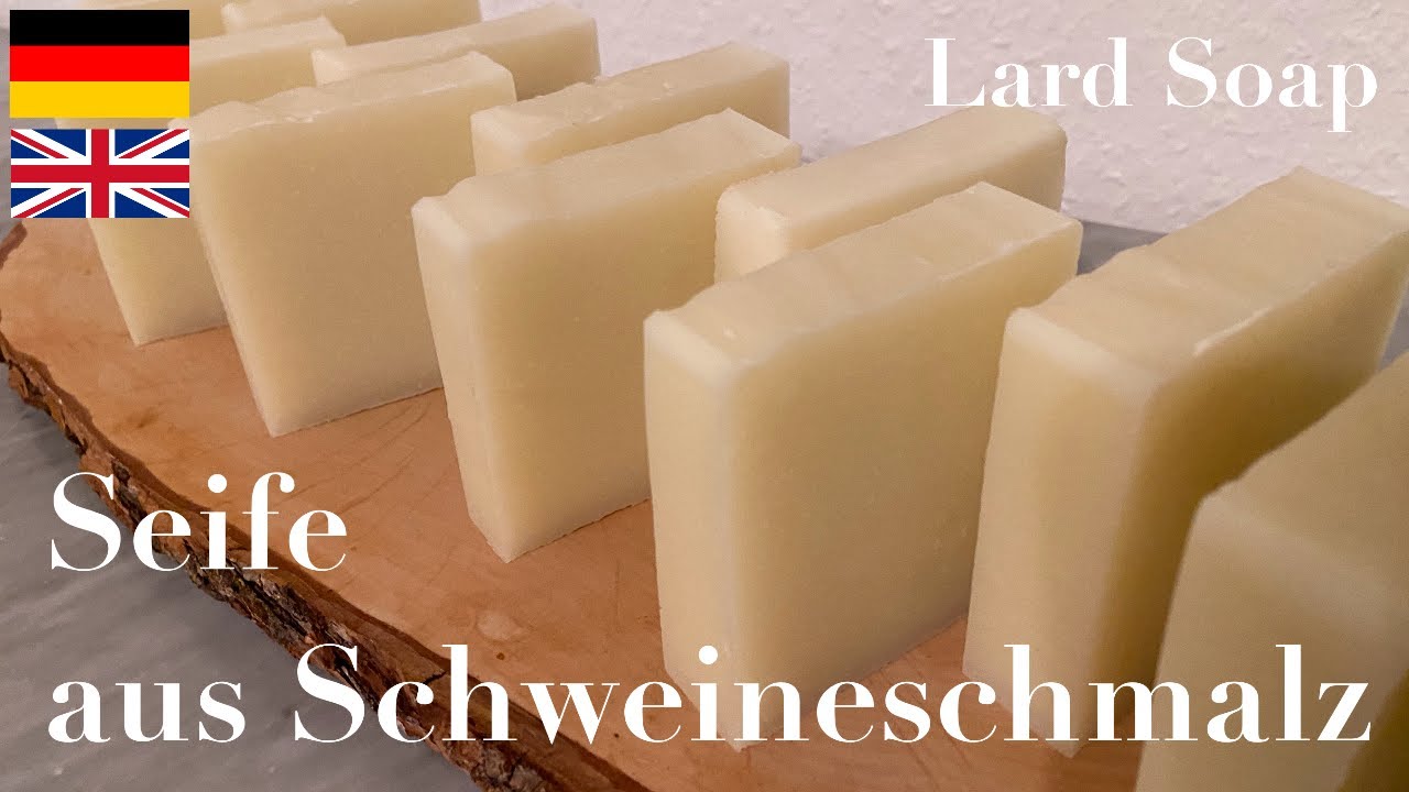 Seife selber machen | Schweineschmalz | Lard Soap