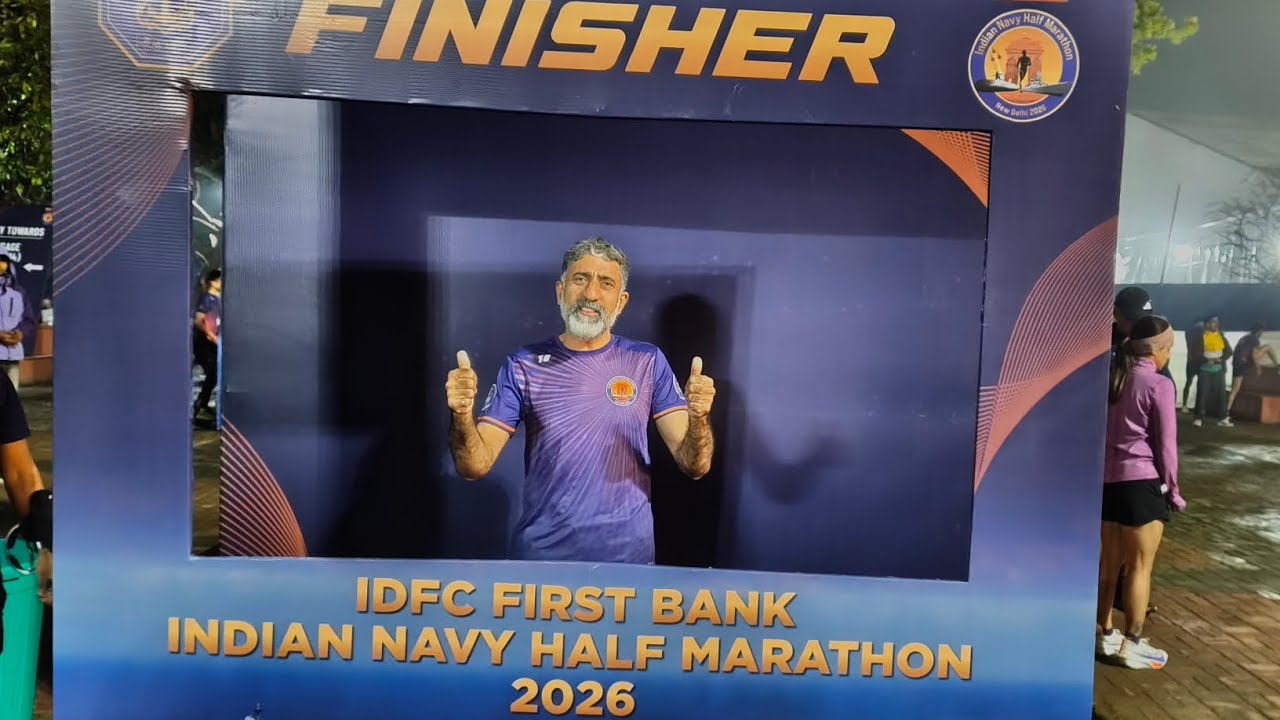 My First Vlog 🤳📷| Indian Navy half marathon 2026 🏃🏃‍♂️