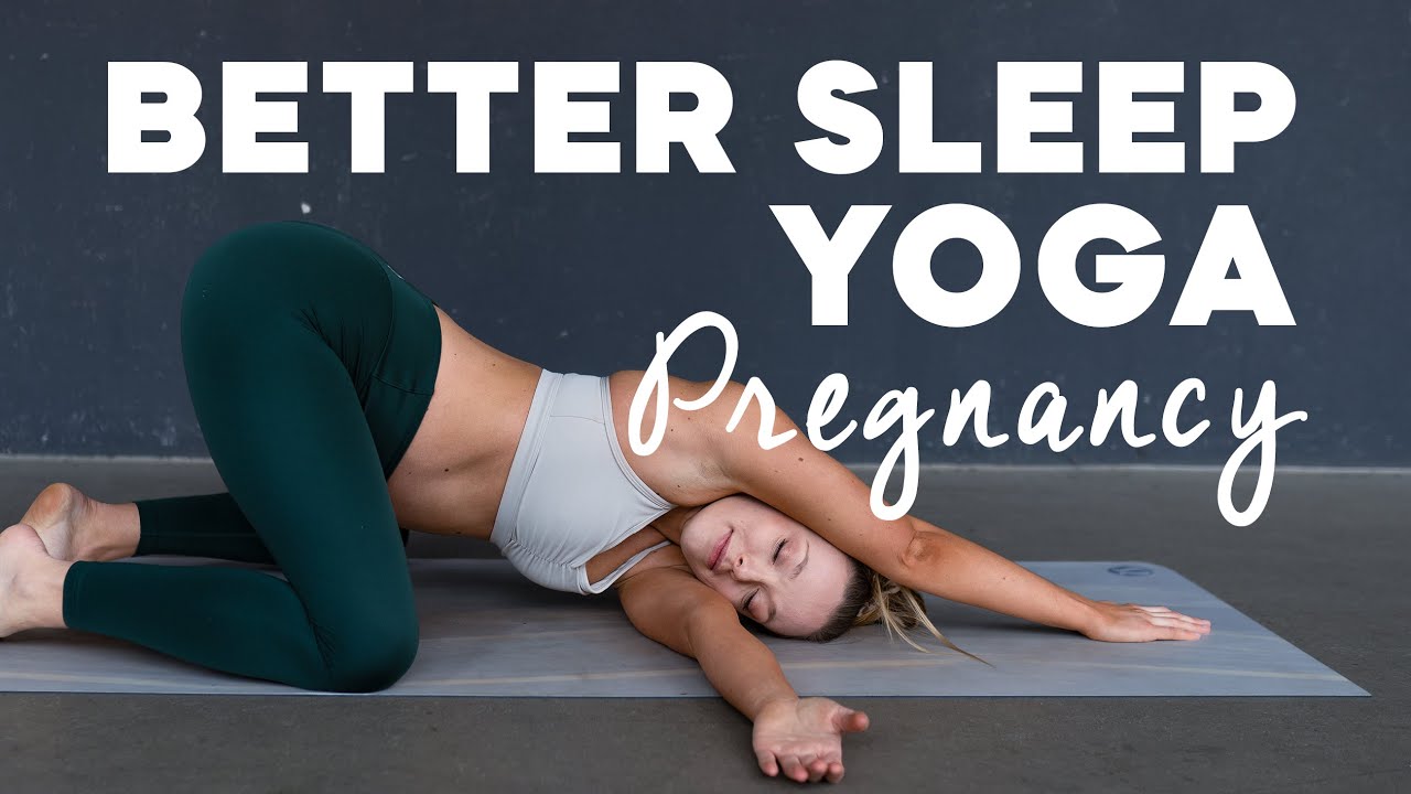 Schwangerschaftsyoga | Yoga Abendroutine | Prenatal Yoga for Better Sleep 😴