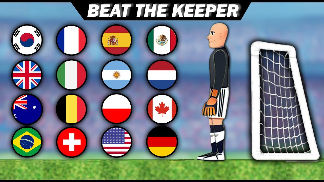 BEAT THE KEEPER | Marble Soccer Race Tournament