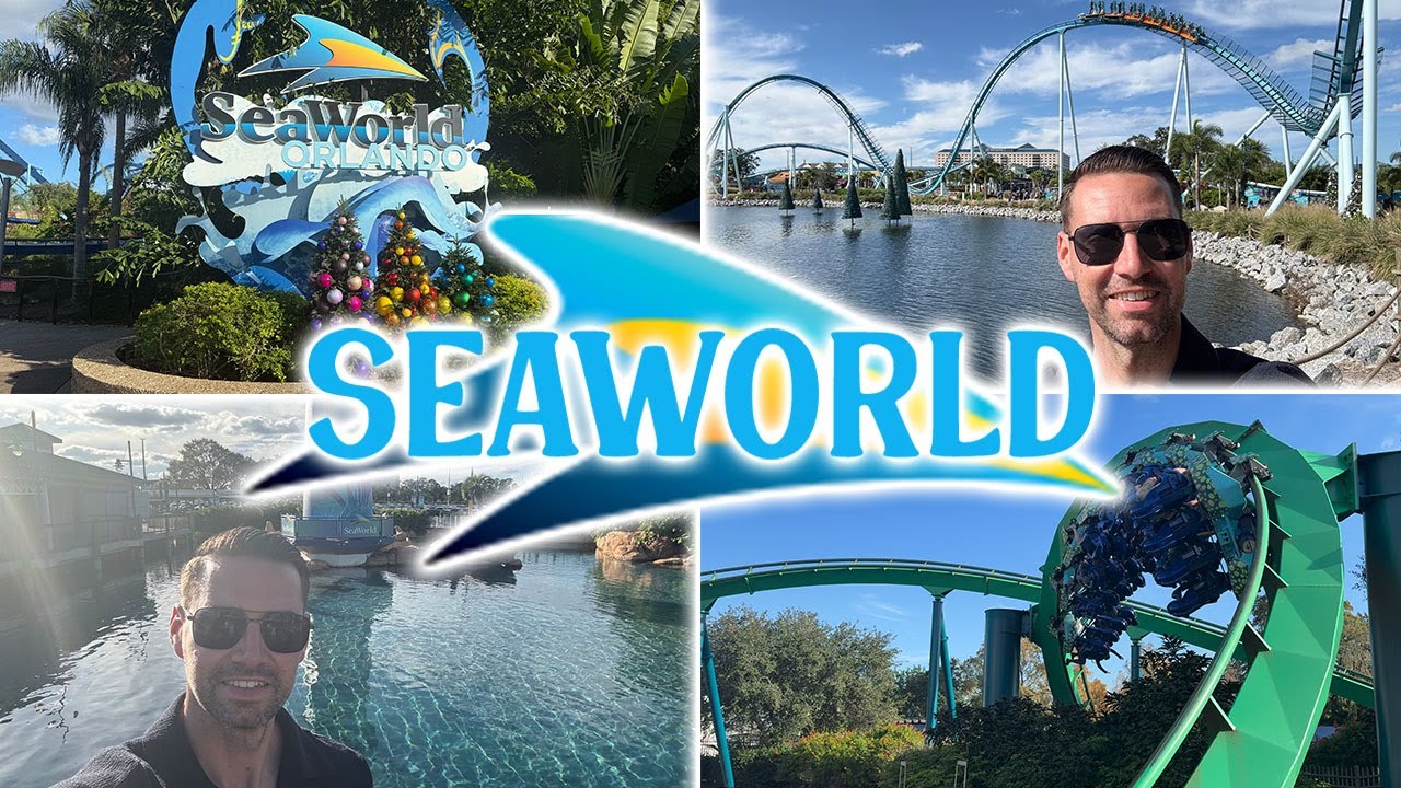 Видеоблог о посещении Seaworld в Орландо | Вот почему я езжу в парки только ради открытия парка!! 🤩