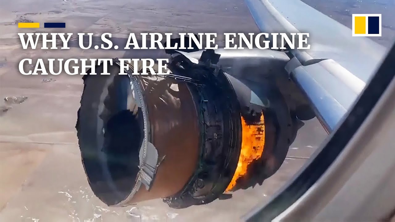 Plane engine that caught fire on United Airlines flight showed signs of ‘metal fatigue’
