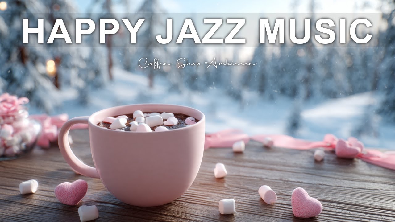 Happy Jazz Music ☃️❄️Winter Bossa Nova Instrumental and  Jazz Cafe Music for Elevate Your Spirit