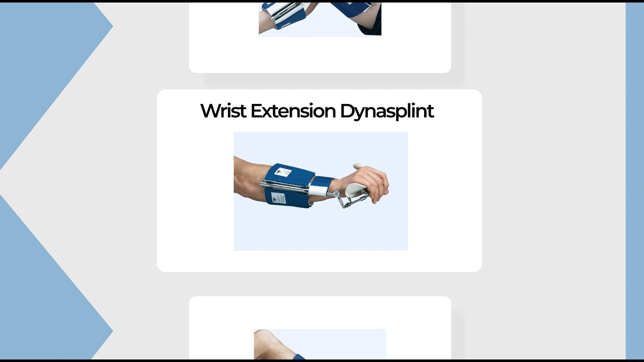 Wrist Extension Dynasplint Fitting Video