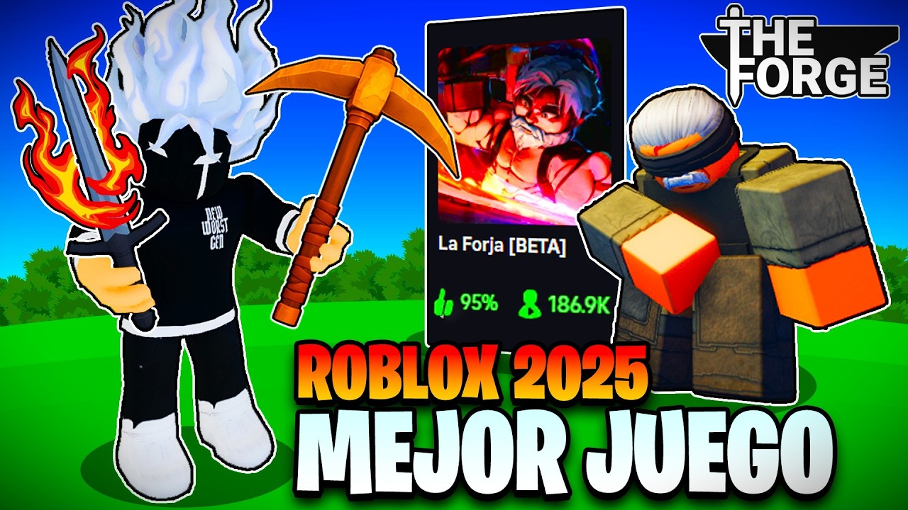 ACABA de SALIR el MEJOR JUEGO de 2025 de Roblox😍⚒️ (The Forge)