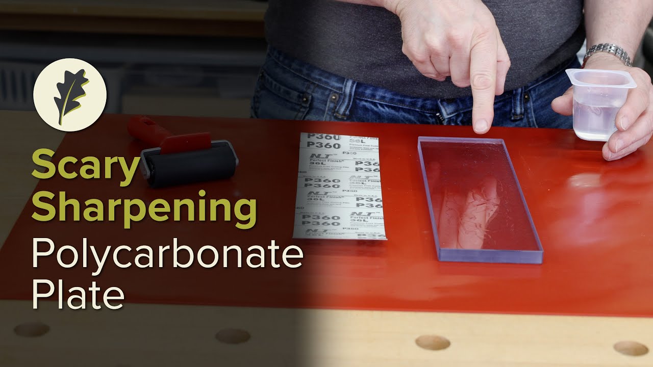 Scary Sharpening Polycarbonate Plate