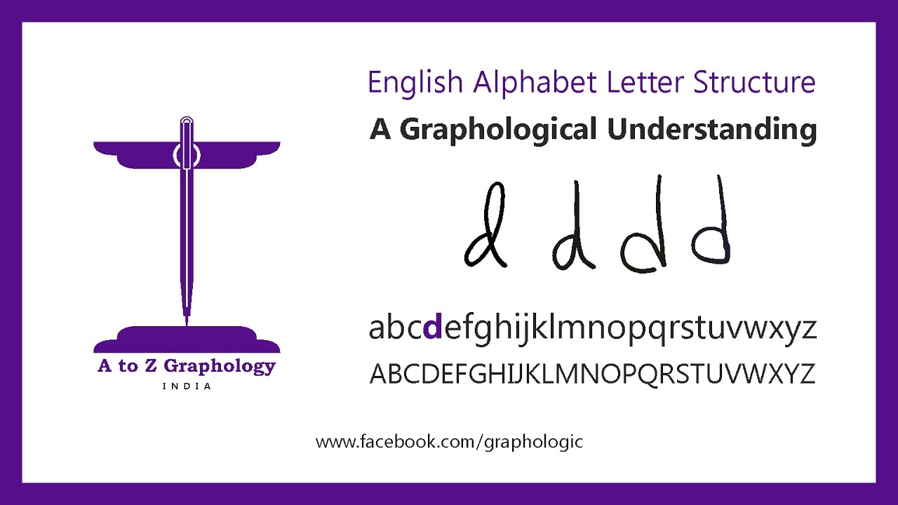 'd' for food energetics? Letter clues: Graphological meaning of letter 'd' : A to Z Graphology