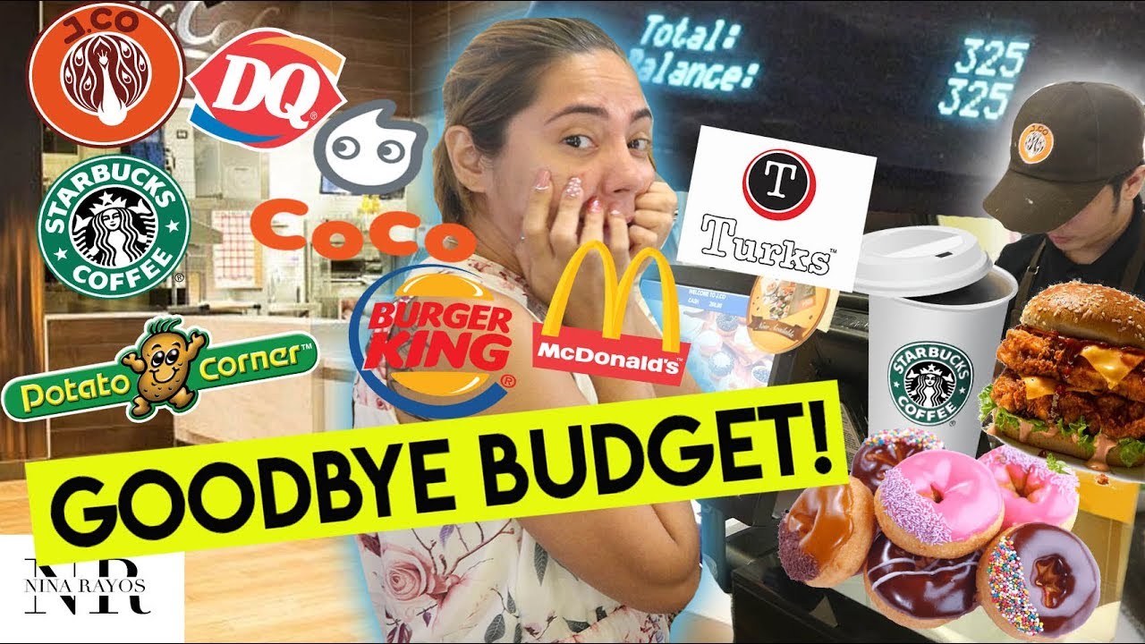Letting the person IN FRONT of us DECIDE WHAT WE EAT! ( SIRA DIET! BUTAS BULSA! ) | Nina Rayos 💋