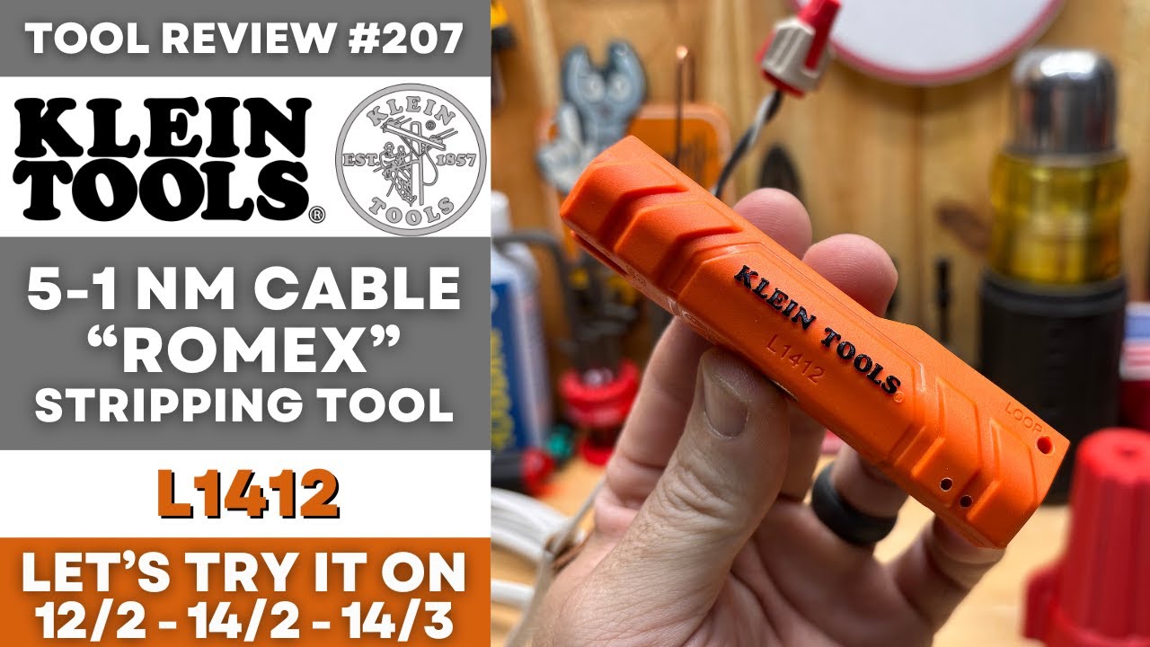 Klein 5-1 Romex Cable Ripper & Stripping Tool - Good not Great for $15