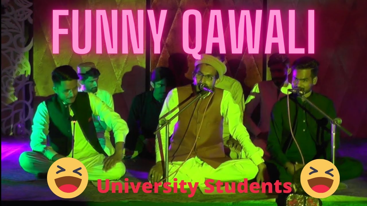 Funny Qawali by University Students | Annual Event | University of Thal