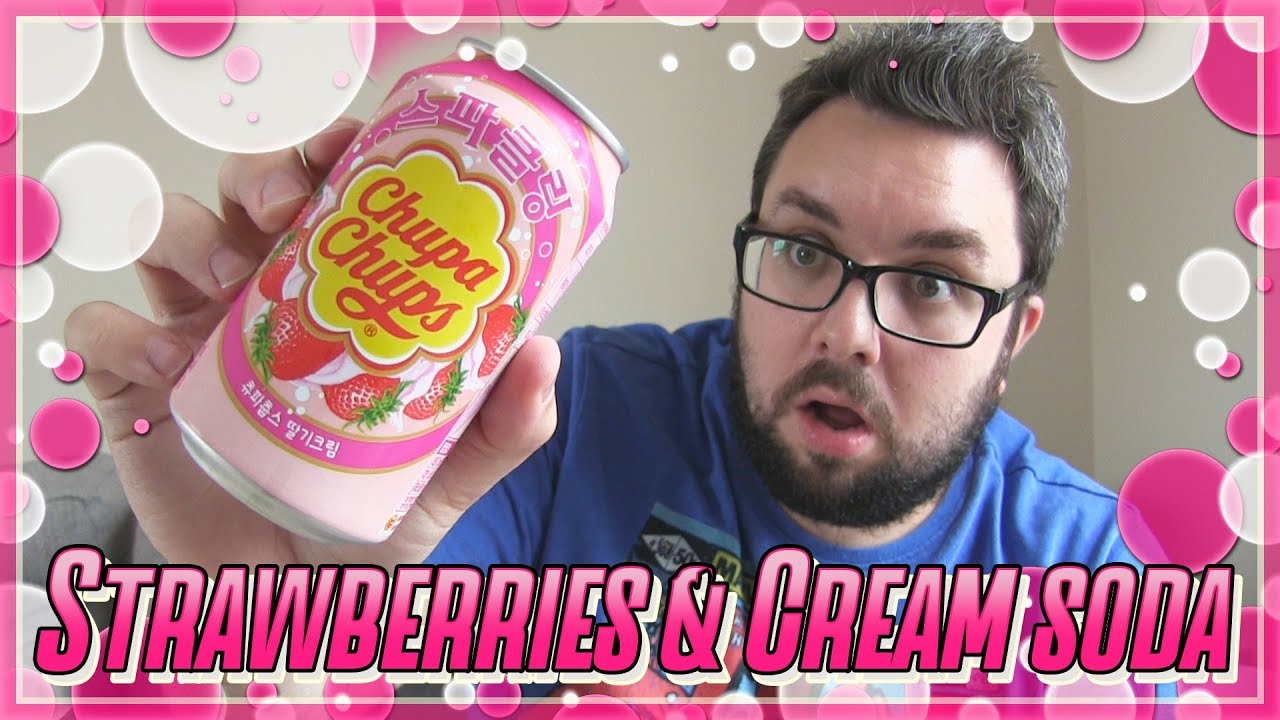 Chupa Chups Strawberries & Cream Soda Review