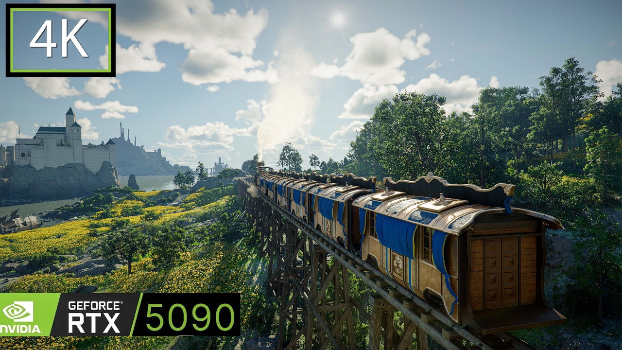 Crimson Desert Train Ride Through Beautiful Landscapes