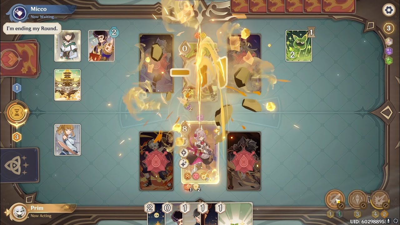 Noelle 1vs3s in Genshin TCG