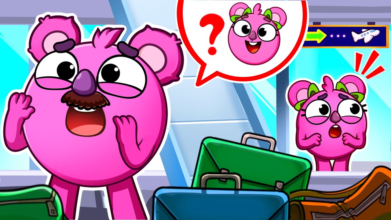 Daddy And Me At The Airport ✈️ Safety For Kids | Kids Karaoke Songs And Nursery Rhymes