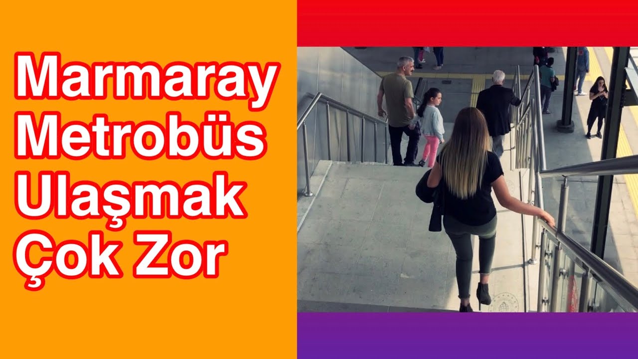 Marmaray’dan Metrobüs’e Ulaşmak Çok Zor | Yolcular Dere Tepe Düz Gitti | VLOG Ertan Turhan