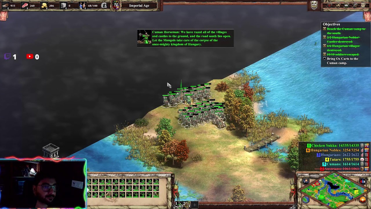 Age of Empires 2 - Kotyan Khan #4 - hard Campaign