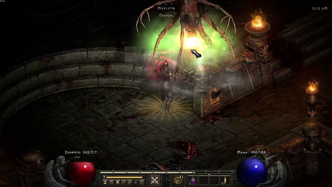Paladyn 30lvl vs Mefisto Act 3