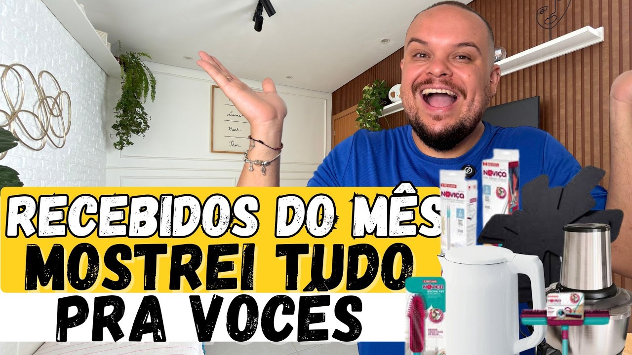 CHEGOU MUITA COISA! RECEBIDOS DO MÊS + COMPRINHAS DA SHOPEE | testando tudo + MOSTREI TUDO PRA VOCÊS