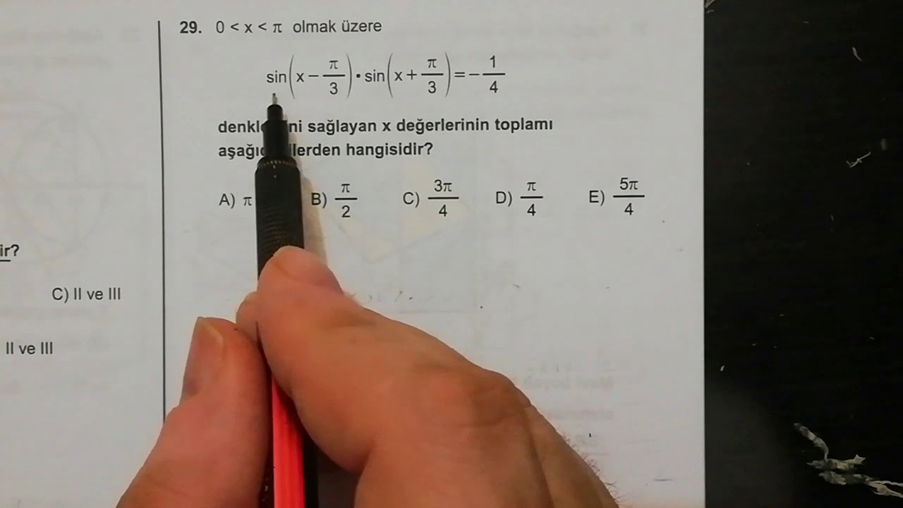 Bi TRİGONOMETRİK DENKLEM Çözmemiz Yok mu..? 😀